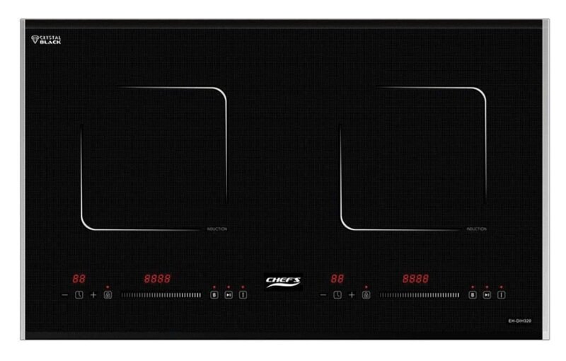 Bếp từ đôi Chefs EH-DIH320 tích hợp nhiều tính năng nấu nướng an toàn