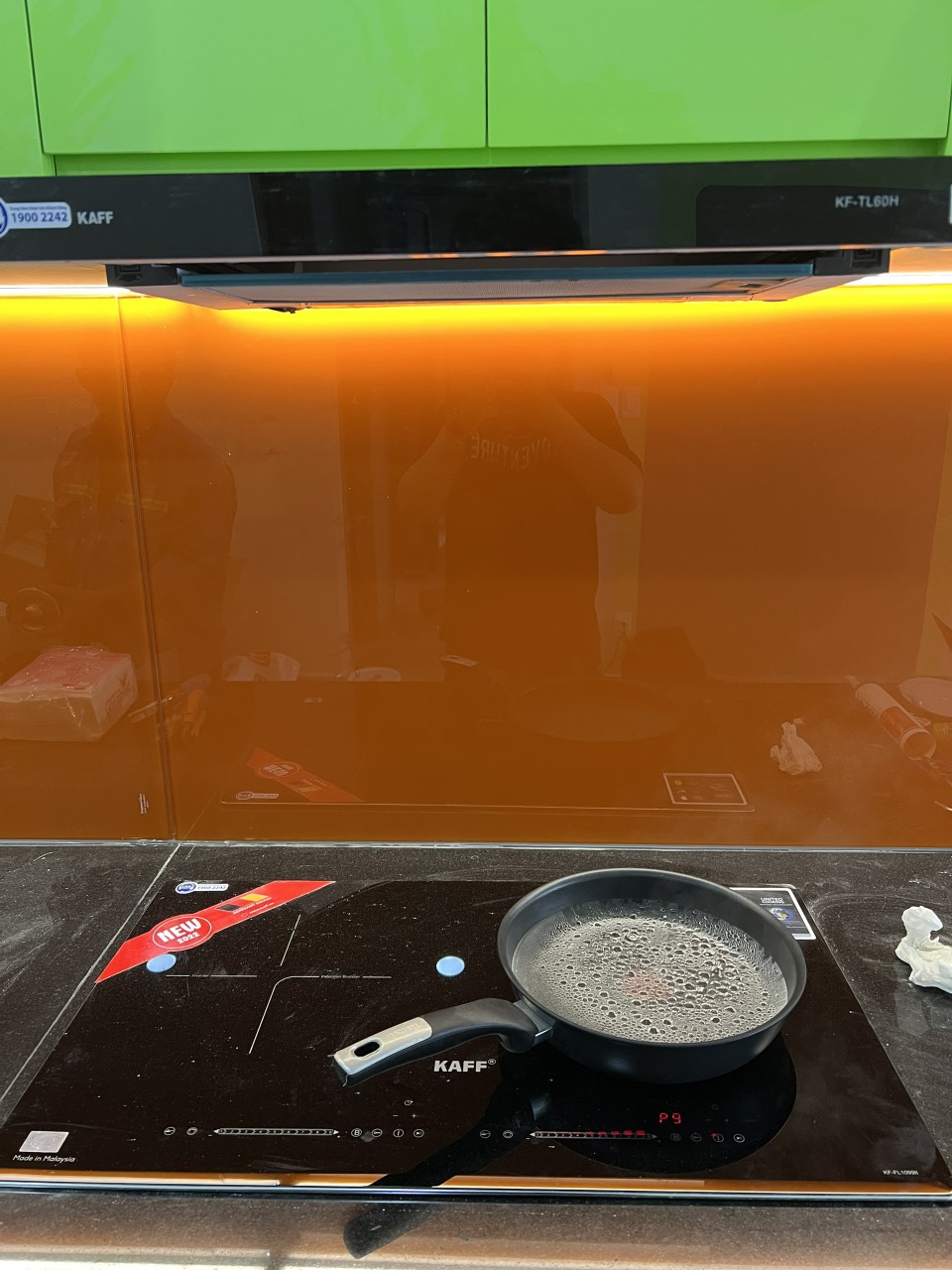 Bếp từ Arber AB-370 có tốt không ảnh thực tế sản phẩm tại nhà khách