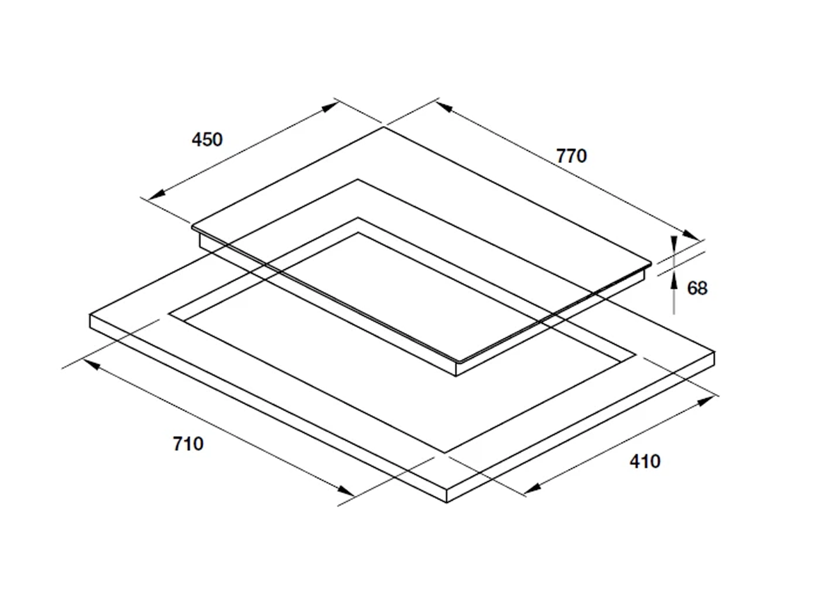 Bếp từ ba Hafele HC-I773B