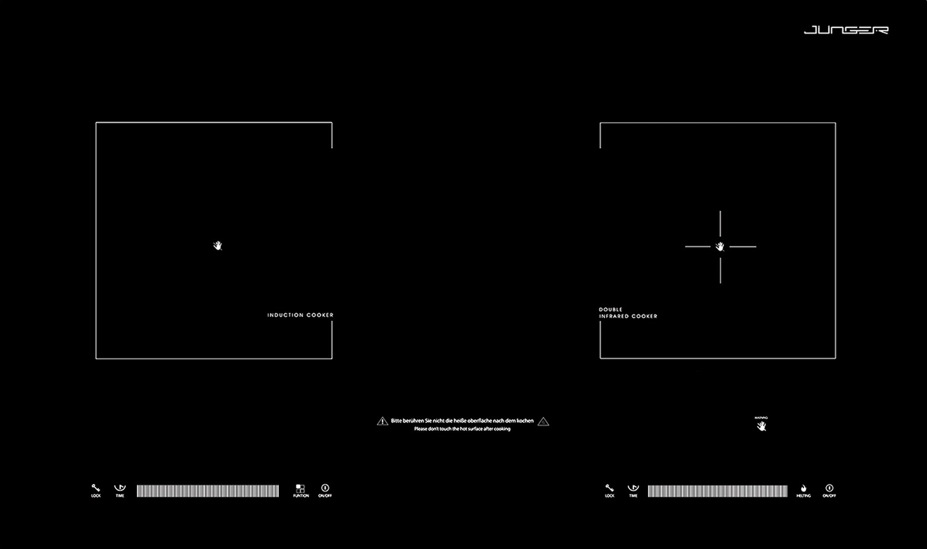 Bếp từ Junger chính hãng có tốt không ảnh minh họa cho bếp từ junger