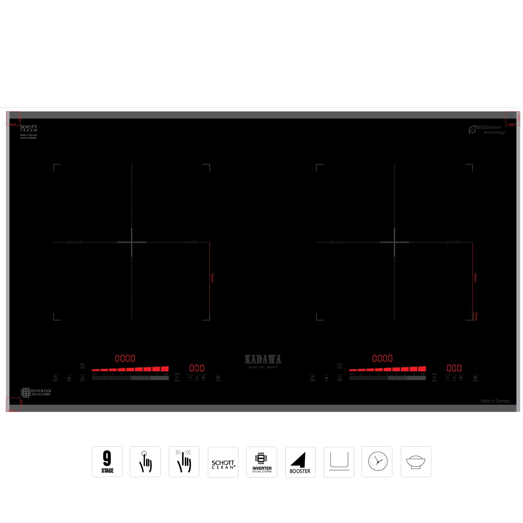 Bếp Từ  Kadawa KW-6868TP Serial 4.0