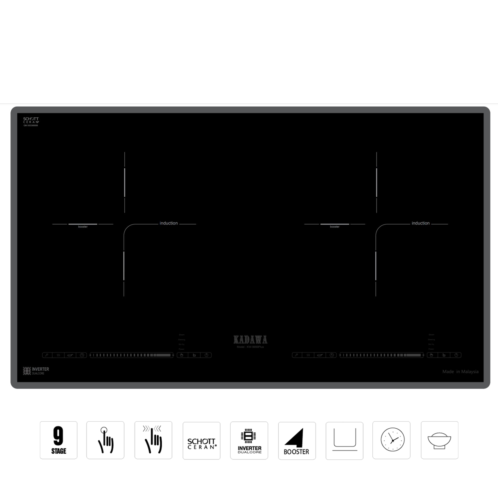 Bếp Từ Kadawa KW-9999 Plus Serial 4.0