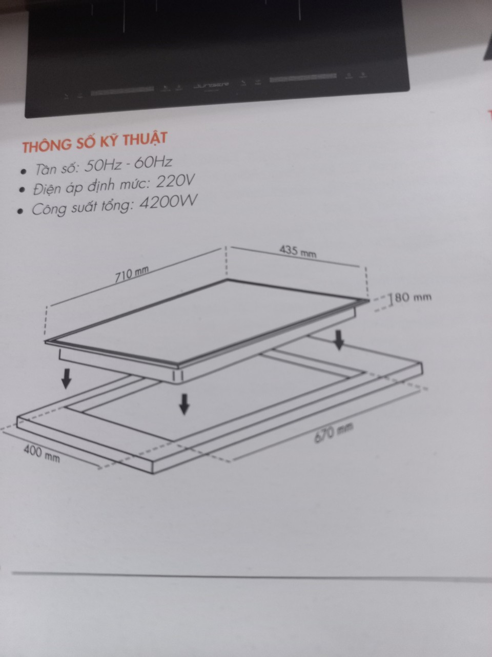 Bếp Từ Hồng Ngoại Junger CEJ-204-IF