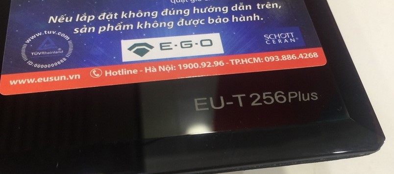 ảnh thực tế về model bếp từ Eurosun eu-t256plus