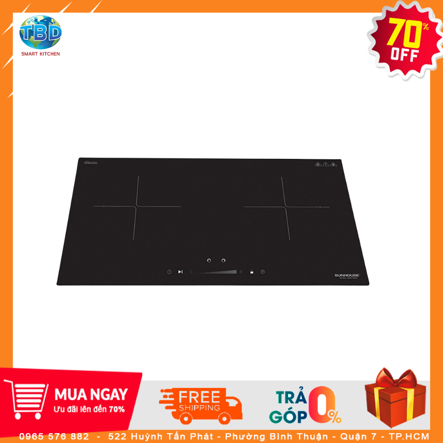 Bếp từ đôi Sunhouse SHB-DI02