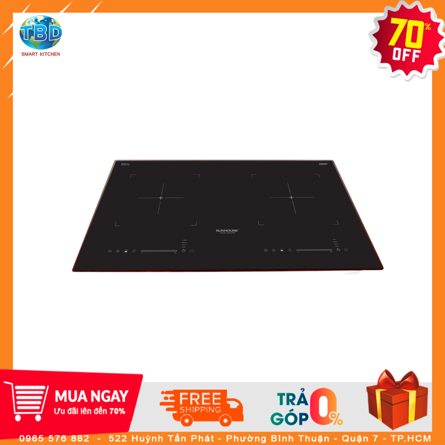 Bếp từ đôi Sunhouse SHB-DI05