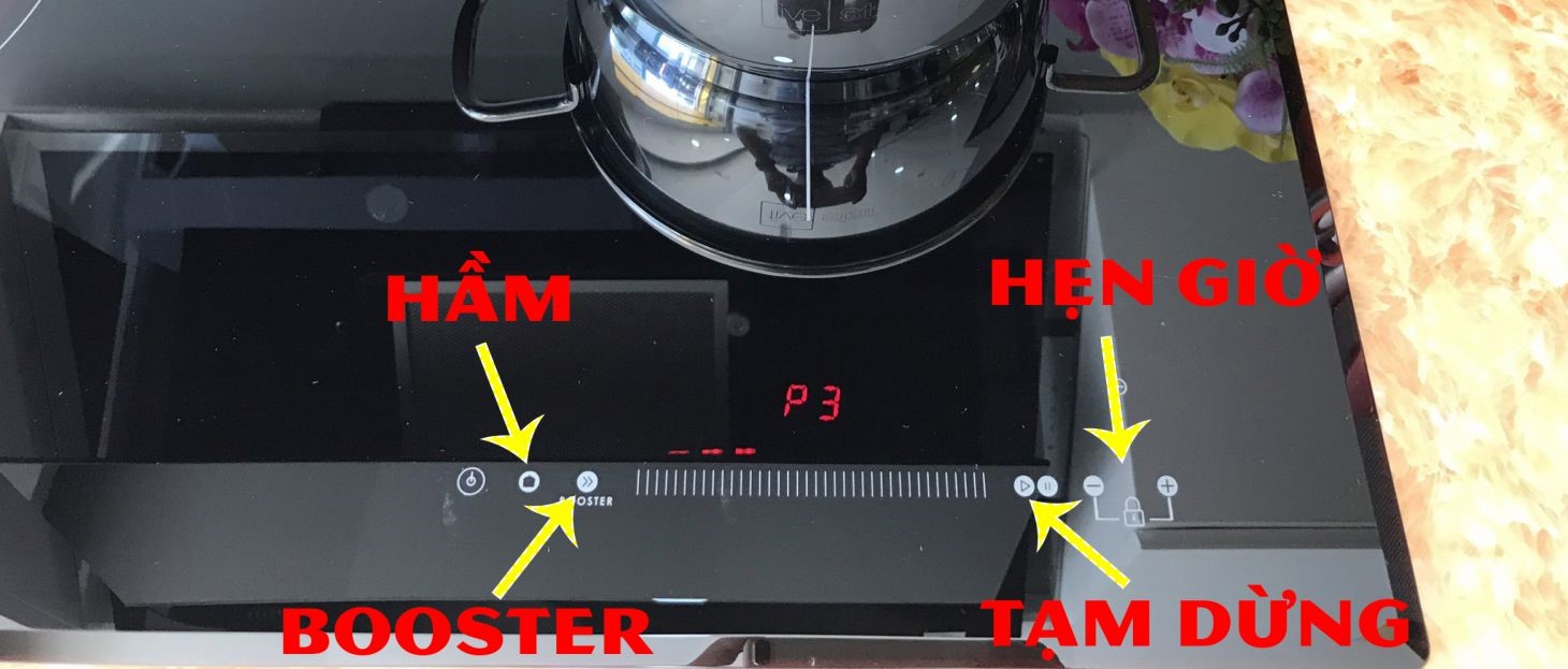 ảnh minh họa cho bàn phím bếp từ 