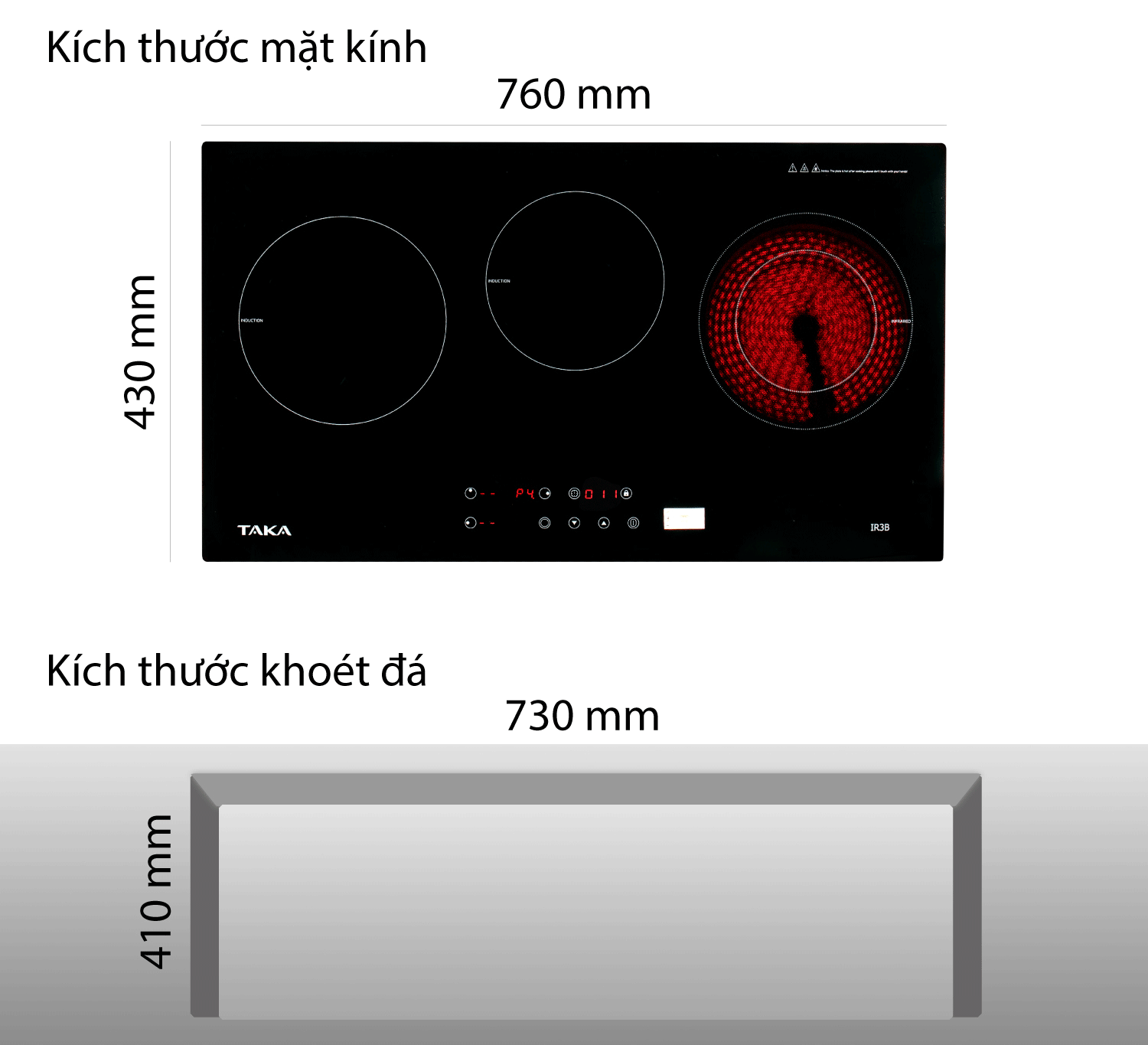 Bếp điện từ Taka IR3T có tốt không ảnh thực tế bếp điện từ Taka ir3t