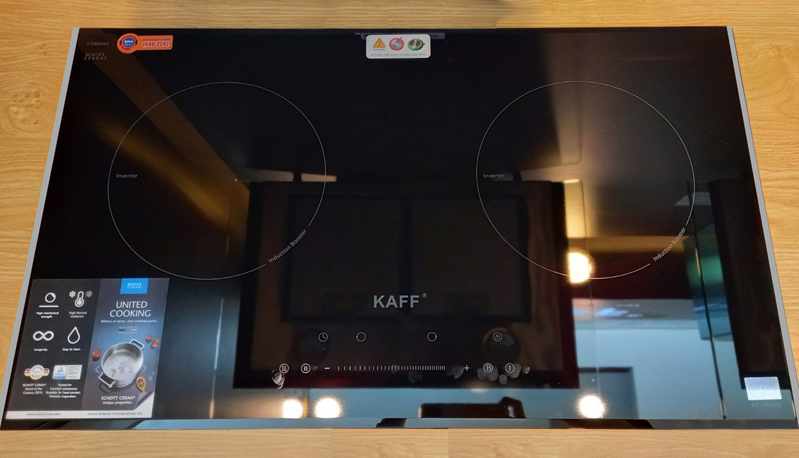 ảnh thực tế bếp từ kaff kf-3850sl