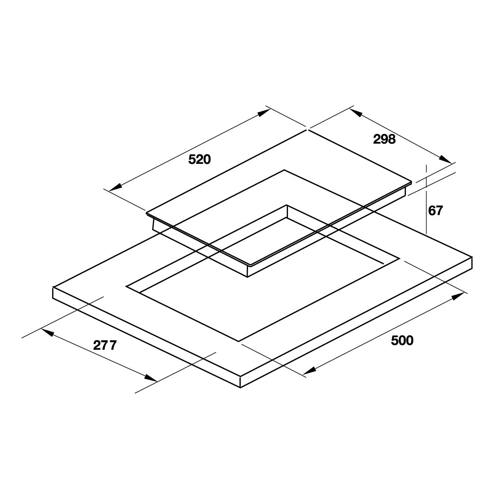 Bếp Điện Hồng Ngoại Hafele HC-R772D 536.61.685 2 Vùng Nấu