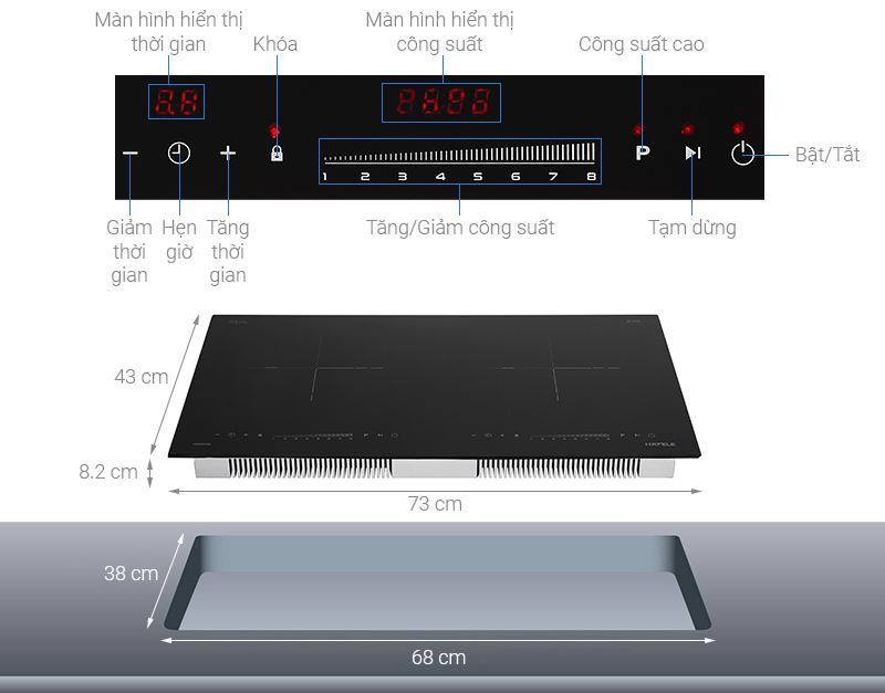Bếp từ Hafele HC-I2732A 536.61.726