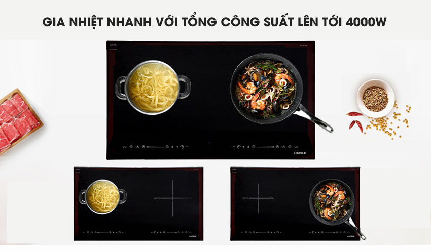 Bếp từ đôi Hafele HC-I3732A - 536.61.736