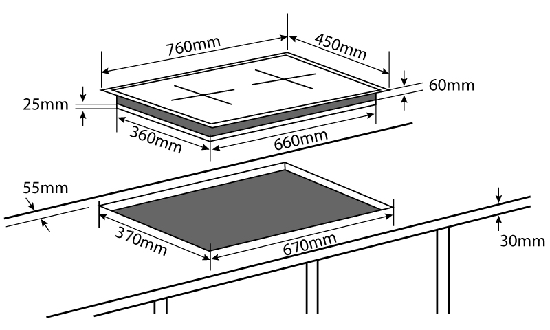 Bếp từ Chefs EH DIH888V