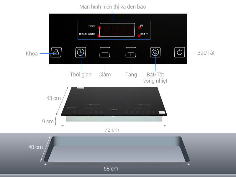 Bếp Điện Chefs EH DHL321