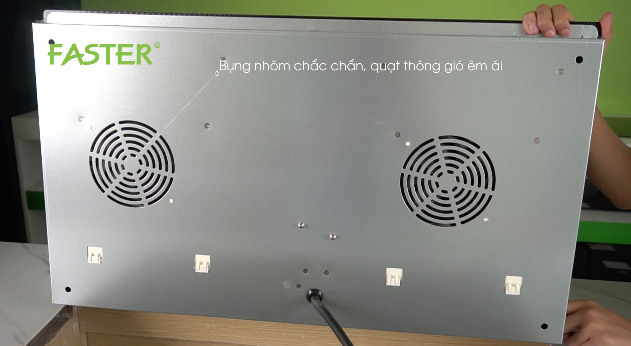 Bếp điện từ Faster FS-788HI có tốt không ảnh thực tế bụng bếp điện từ faster