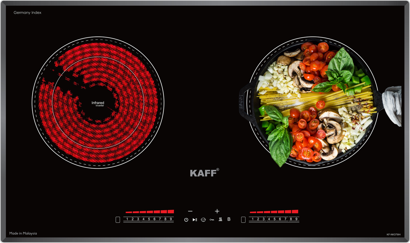 ảnh thực tế bếp điện từ kaff kf-nk379ih