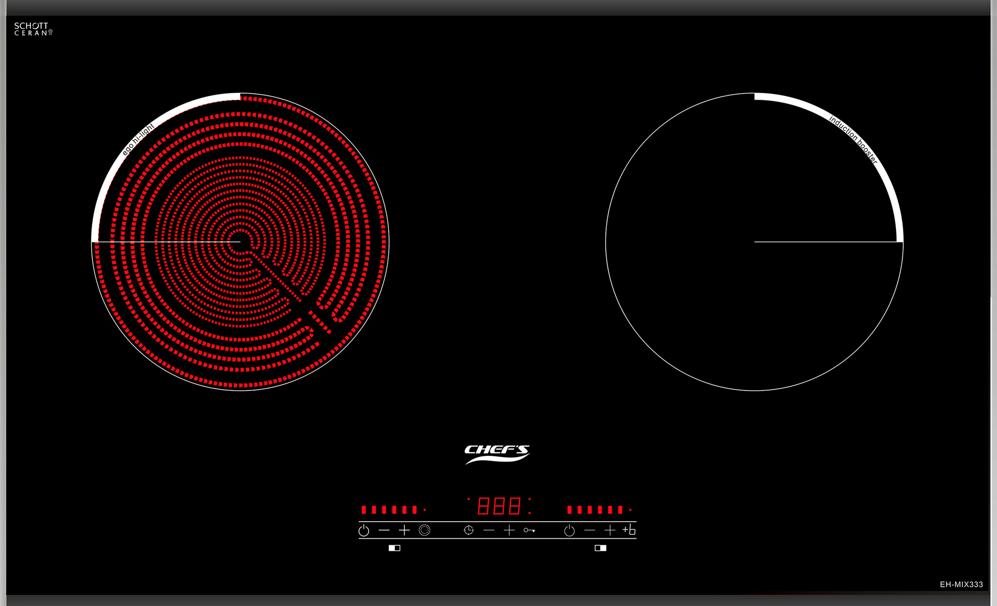 Bếp điện từ hồng ngoại Chefs EH MIX333