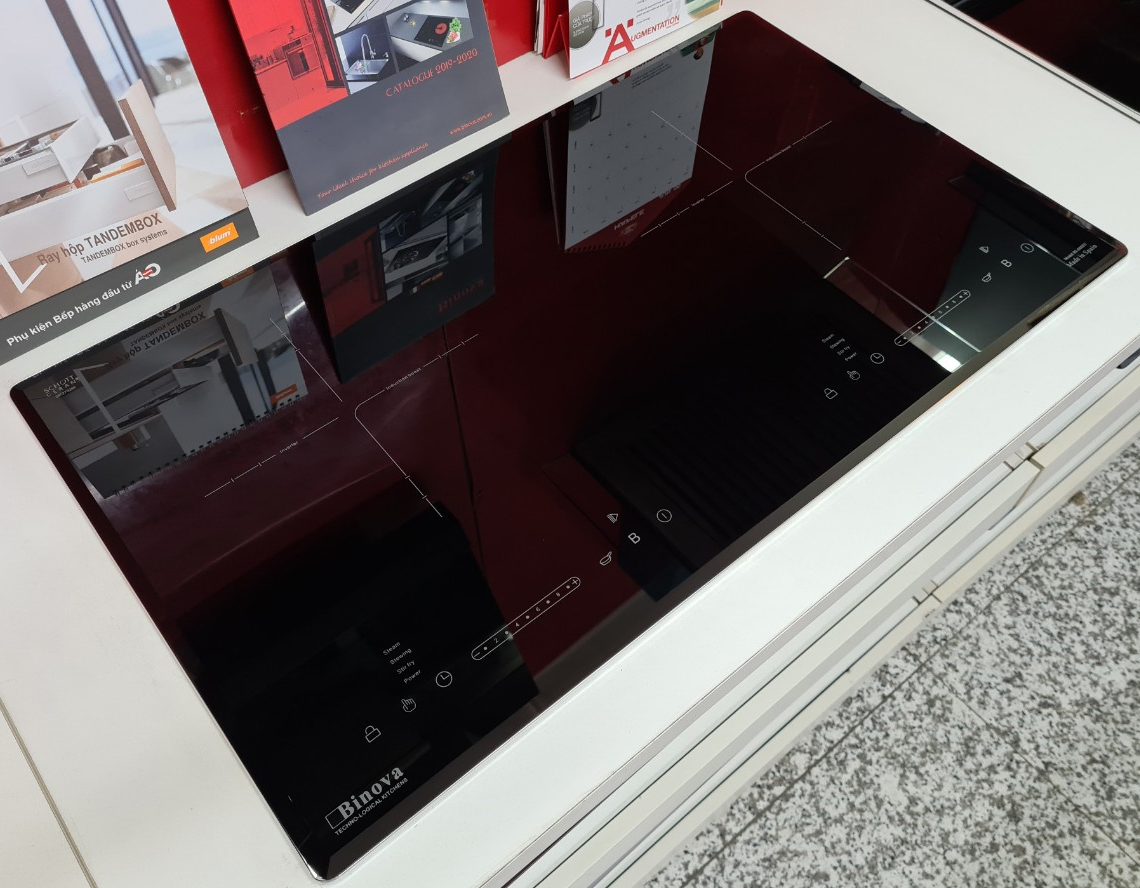 Bếp từ Binova BI-888EU có tốt không ảnh thực tế bụng bếp từ binova bi-888eu