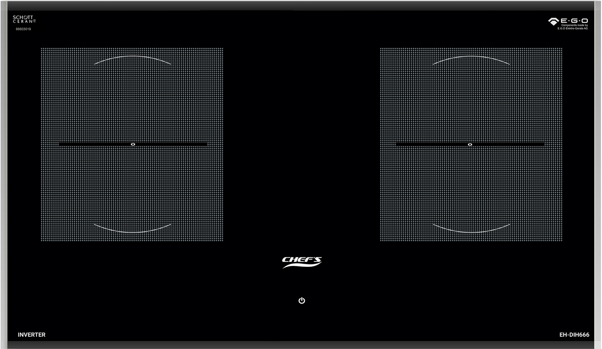 Bếp từ đôi Chefs EH-DIH666