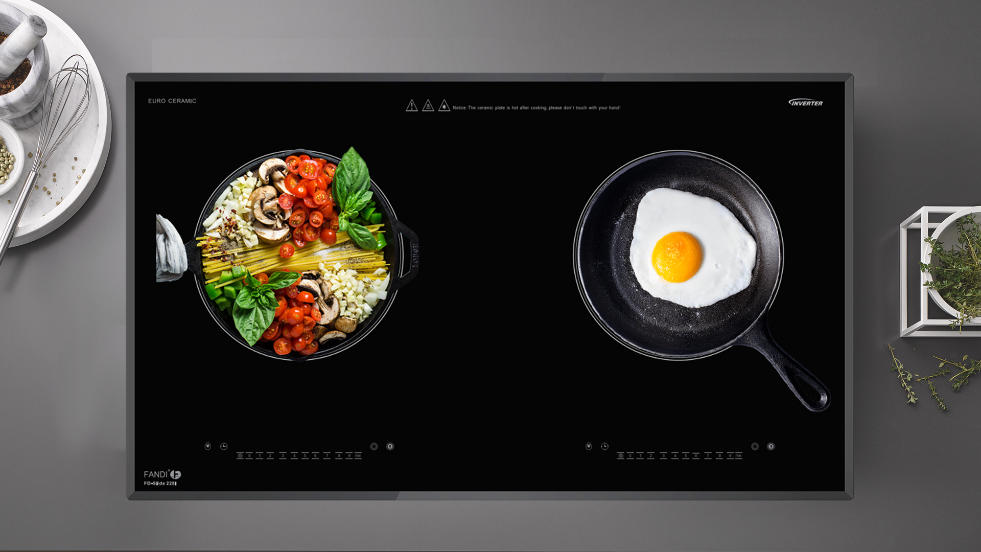 Bếp từ Fandi FD-228I có tốt không ảnh thực tế bếp từ fandi fd-228i