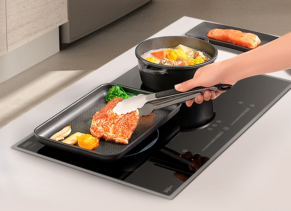 Bếp từ có tốt không ảnh minh họa cho tính năng chiên xào bếp từ