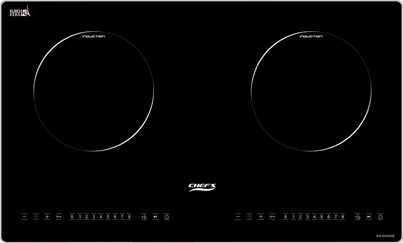 Bếp từ Chefs EH-DIH206 có tốt không ảnh thực tế bếp từ chefs eh-dih206