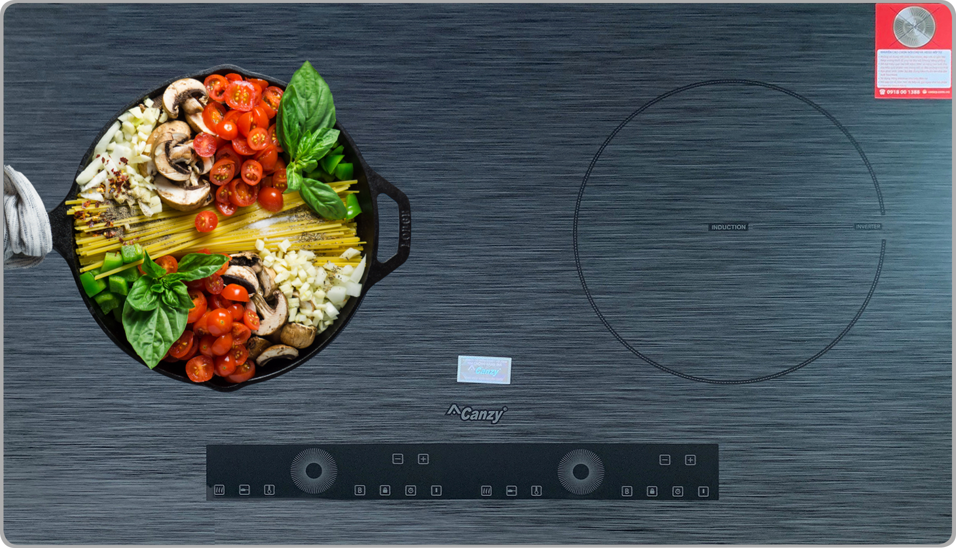Bếp từ Canzy CZ 288 có tốt không ảnh thực tế bếp từ canzy