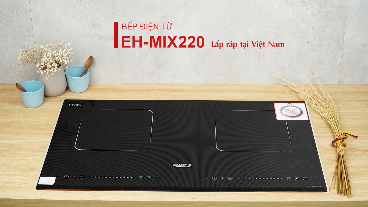 Bếp điện từ Chefs EH-MIX220 có tốt không ảnh thực tế bếp điện từ chefs eh-mix220