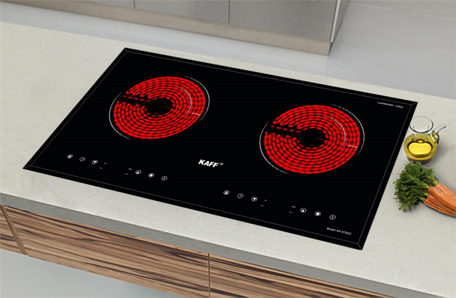 Bếp hồng ngoại đôi Kaff KF-073CC có tốt không ảnh thực tế bếp hồng ngoại đôi kaff