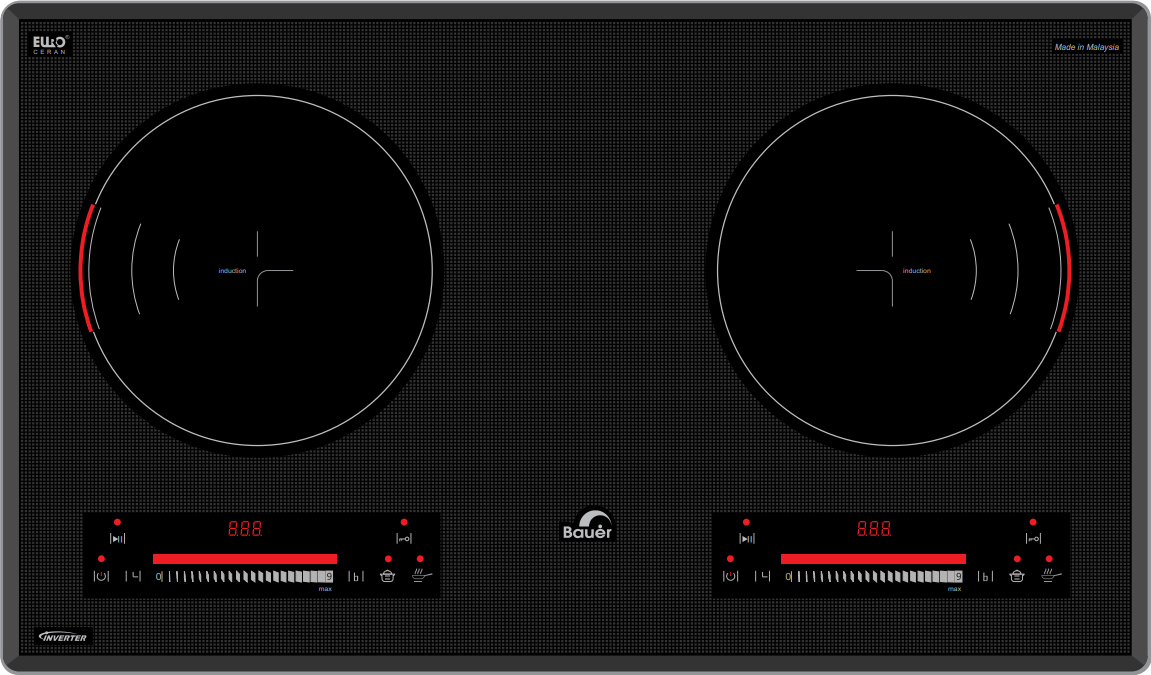 Bếp từ Bauer BE-38GTA Plus có tốt không ảnh thực tế bếp từ bauer