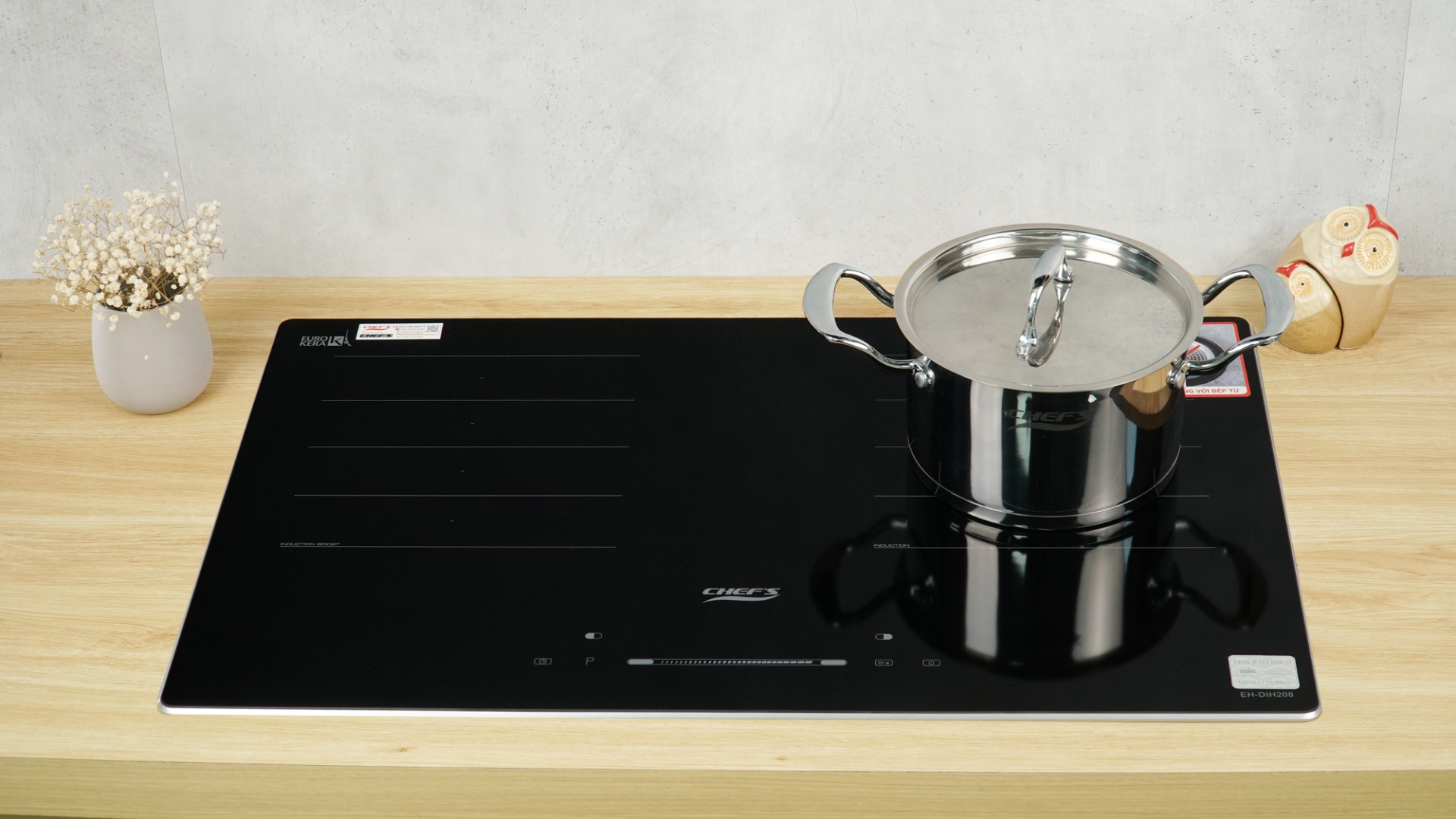 BẾP TỪ ĐÔI CHEFS EH-DIH208