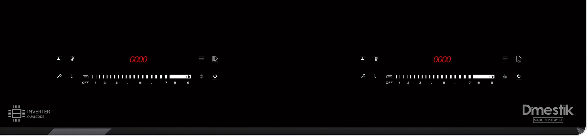 Bếp từ Dmestik ML999DKI có tốt không ảnh thực tế bàn phím bếp từ dmestik ml999dki