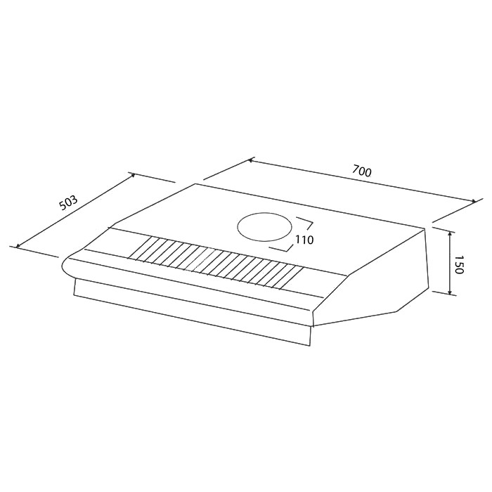 MÁY HÚT MÙI BLUEGER B207B