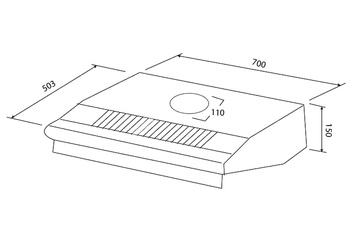 MÁY HÚT MÙI BLUEGER B207S