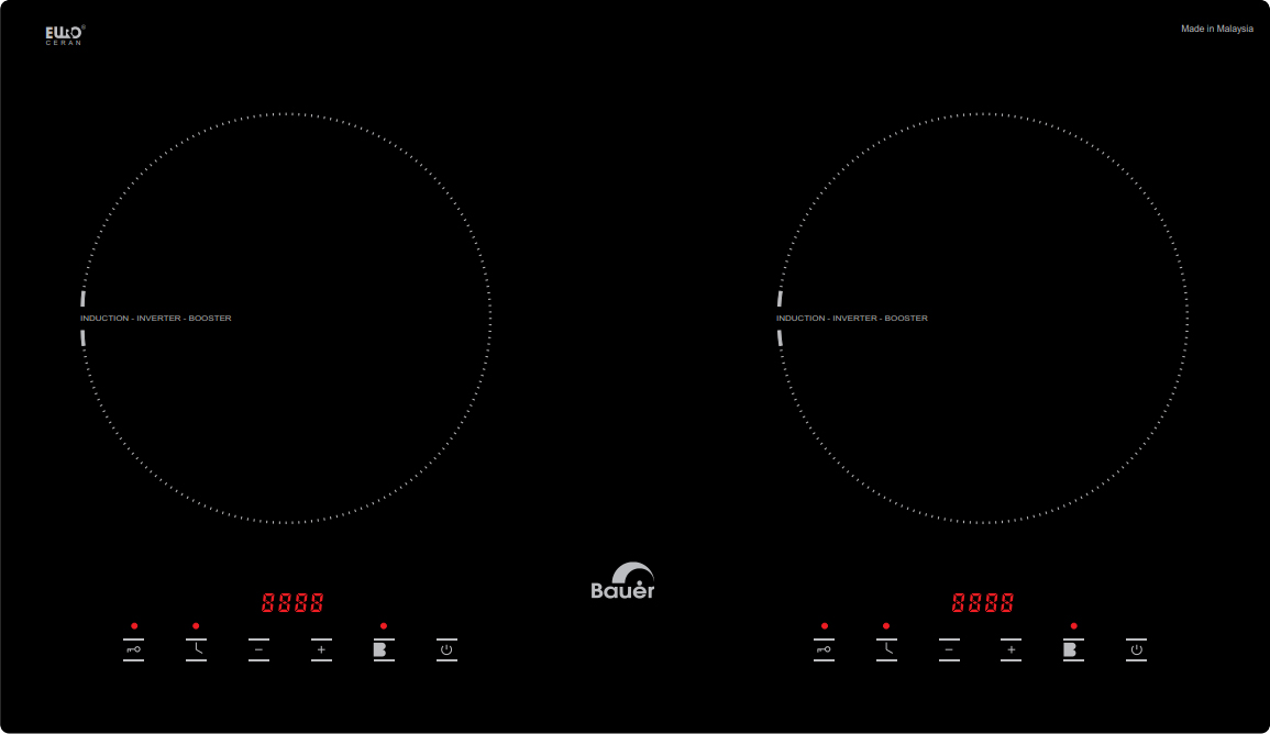 Bếp từ Bauer BE 32SS có tốt không ảnh thực tế bếp từ bauer