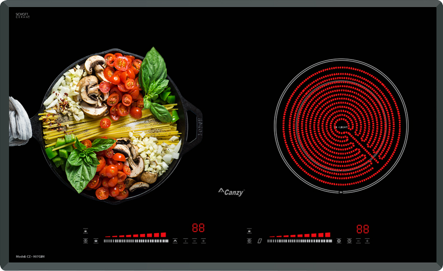 Bếp điện từ Canzy CZ-907GIM có tốt không ảnh thực tế bếp điện từ canzy