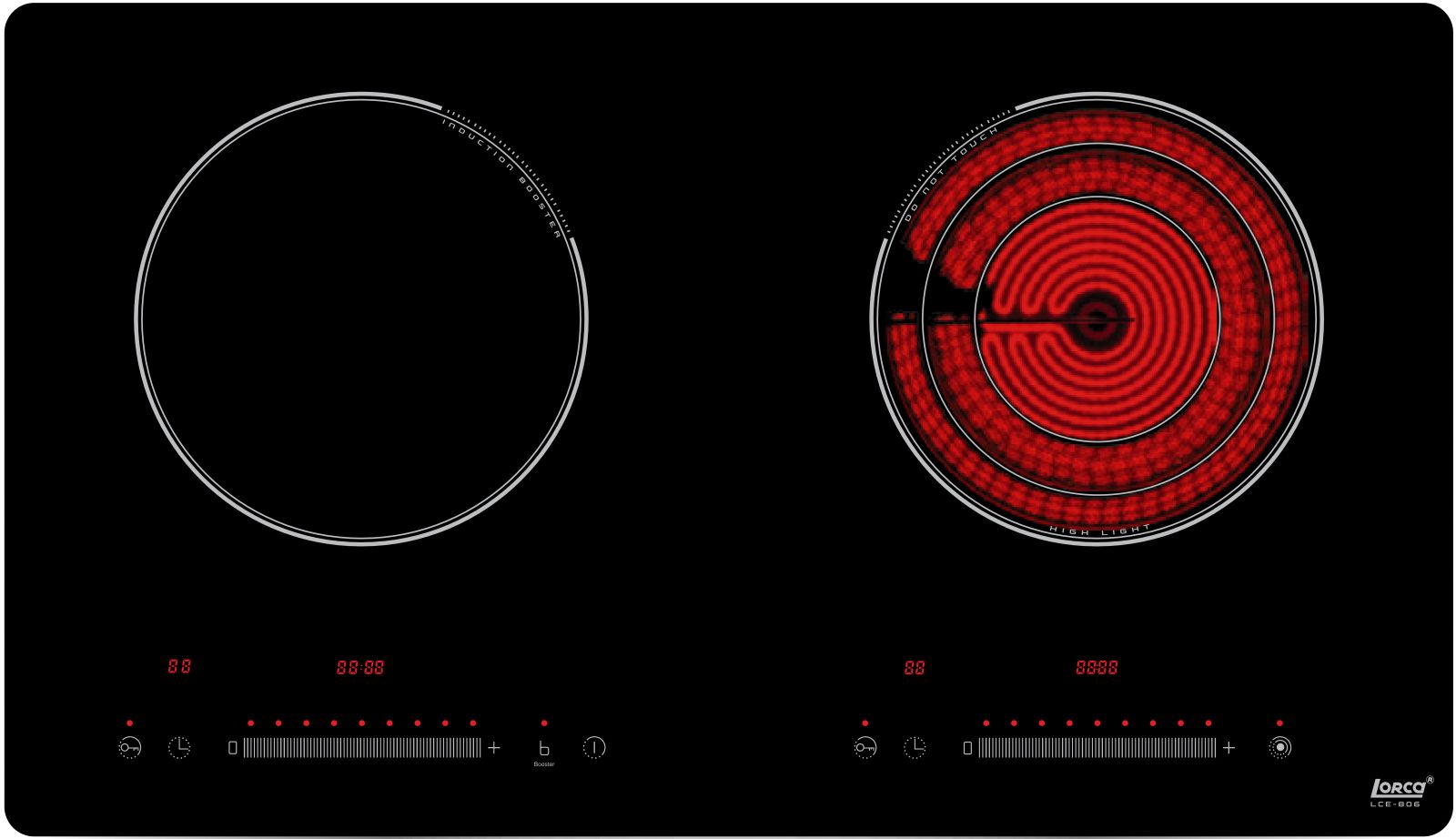 Bếp điện từ Lorca LCE 806 có tốt không ảnh thực tế bếp điện từ lorca
