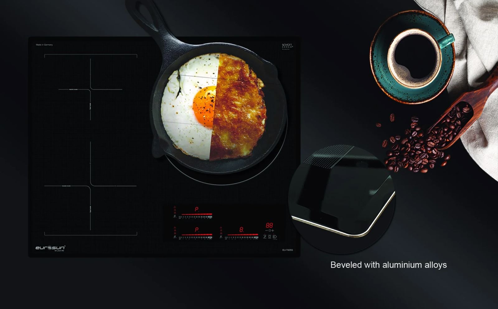 Bếp từ Eurosun EU-T905G có tốt không ảnh thực tế bếp từ eurosun