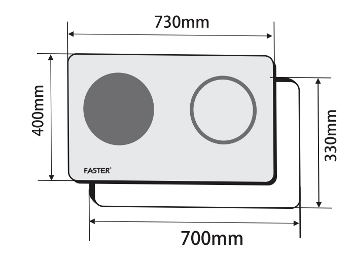 BẾP ĐIỆN TỪ FASTER FS-2SIR