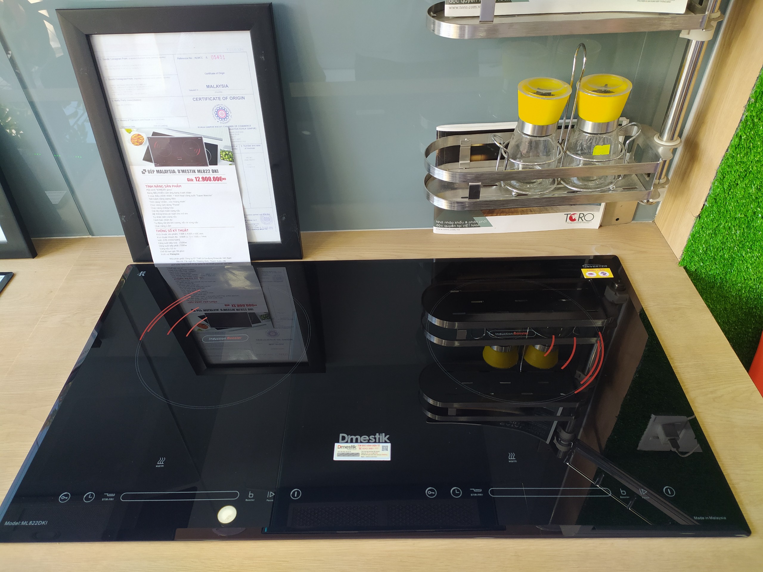 Bếp từ Dmestik ML 822DKI có tốt không bếp 2 từ