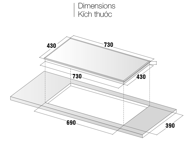 BẾP TỪ ZEMMER IZM 205 B