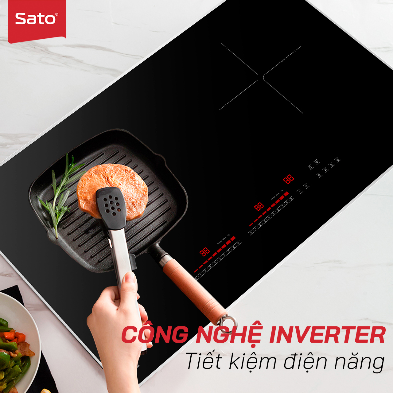 Bếp điện từ Sato IH668Plus (B)