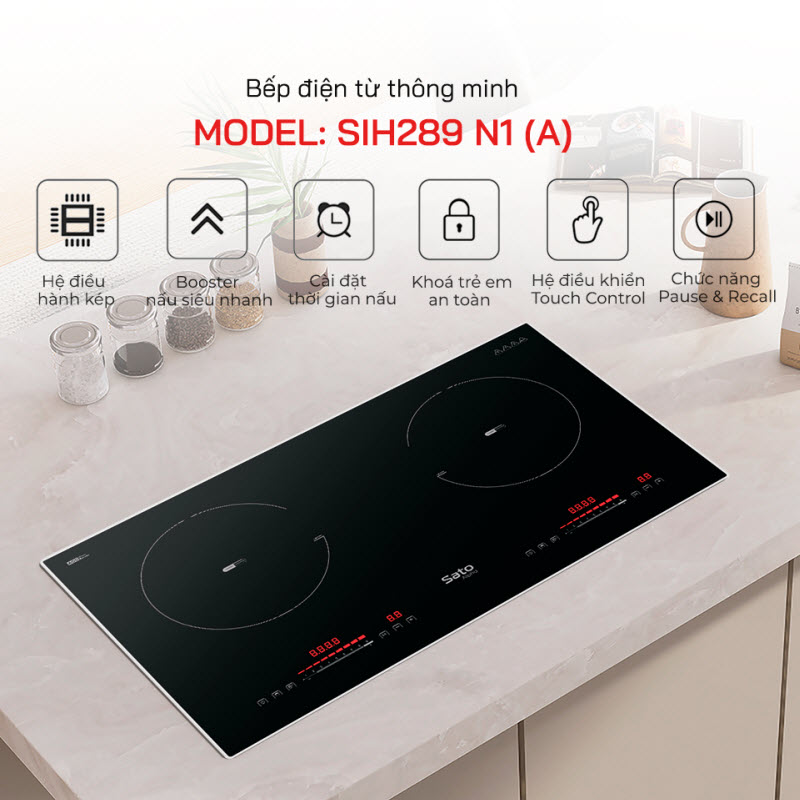 Bếp điện từ Sato Alpha SIH289 N1 (A)