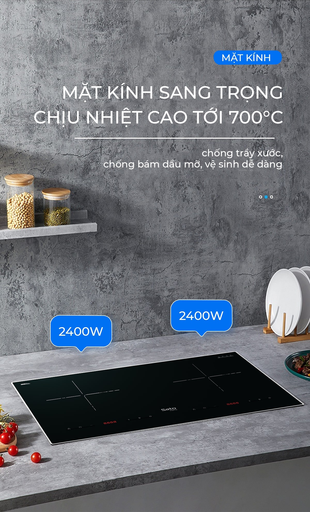 Bếp điện từ Sato Alpha SIH189 N1 (A)