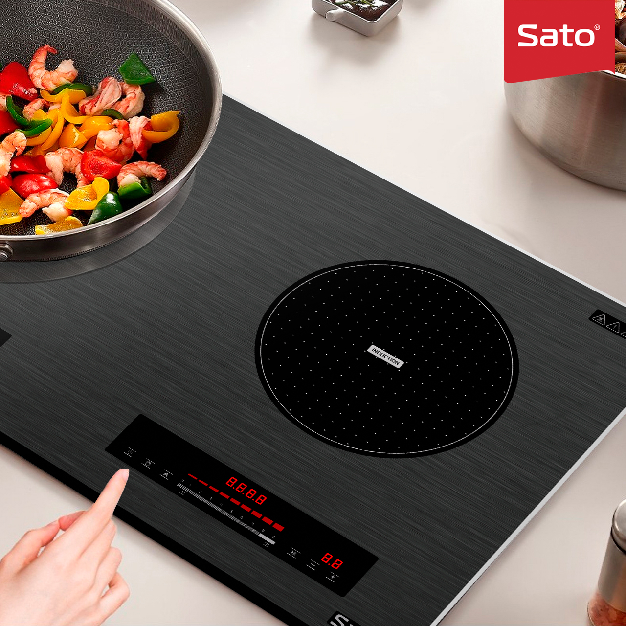 Bếp điện từ Sato SIH376 N2.3 (B)