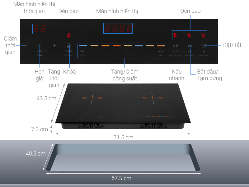 Bếp Điện Từ Hawonkoo CEH-223-IF