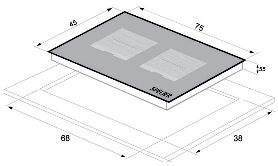 BẾP TỪ SPELIER SPE IC 1088 EG
