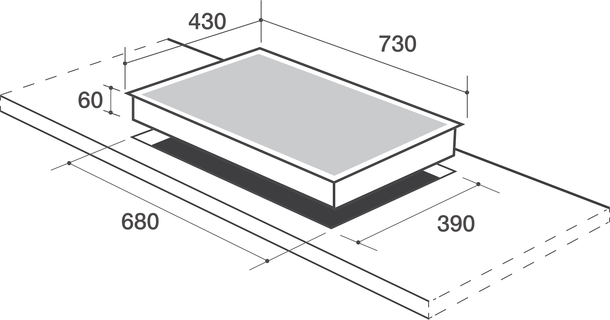 Bếp từ đôi Dusler DL 7600