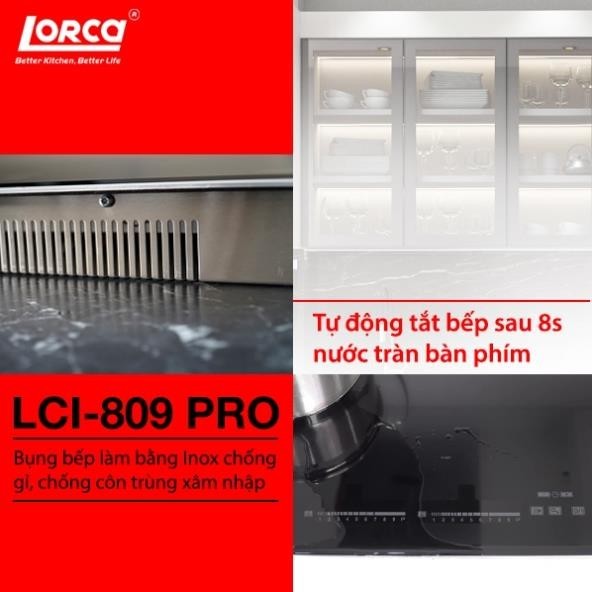 BẾP TỪ ĐÔI LORCA LCI-809 PRO