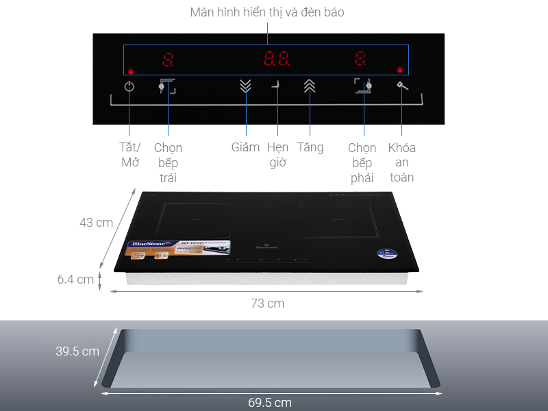 Bếp từ Bluestone ICB-6833